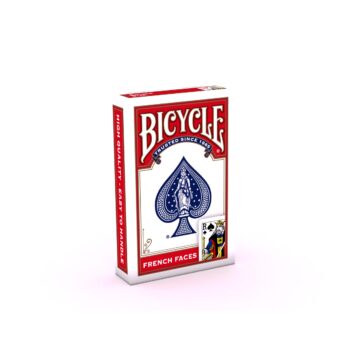 Bicycle® Standard Bridge Rouge Faces Françaises